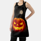 Tablier Elegant Pumpkin Halloween Apron (Insitu)