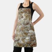 Tablier Élégant Rose floral Motif pétal (Insitu)