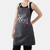 Tablier Élégant script moderne Chalkboard Cheveux par vous (Insitu)