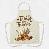 Tablier Élégant Thanksgiving divertissant (Recto)
