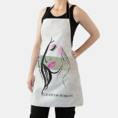 Tablier Élégant vintage, Chic, Dentelle, Silhouette fille (Insitu)