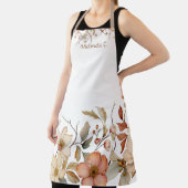 Tablier Elégante aquarelle Vintage design floral (Insitu)