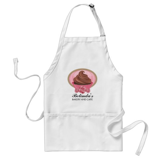 Tablier Élégante boulangerie Cupcake Apron personnalisé (Devant)