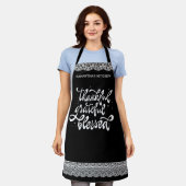 Tablier Élégante Chute Action de grâce entre amis de l'aut (Porté)