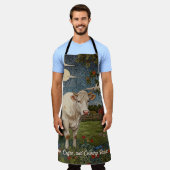 Tablier Élégante ferme de vache chic à la campagne (Porté)