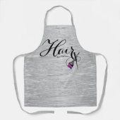 Tablier Elégante gamme de cheveux argenté moderne (Recto)