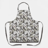 Tablier Élégante impression florale (Recto)