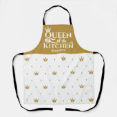 Tablier élégante reine couronne chic motif (Recto)