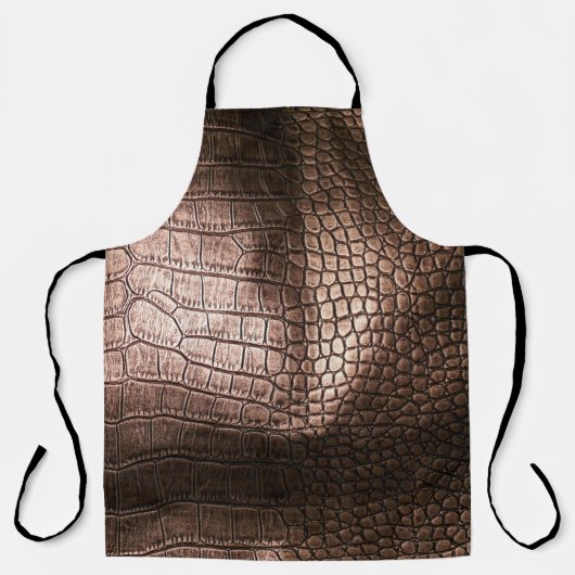 Tablier Elégante texture en cuir du soir. (Recto)