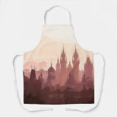 Tablier Elégante ville de Prague Acryllique oeuvre d'art | (Recto)