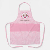Tablier Élégantes côtelettes de gâteau et Damas (Recto)