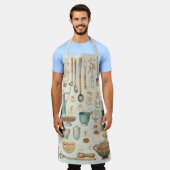 Tablier Éléments de cuisine (Porté)