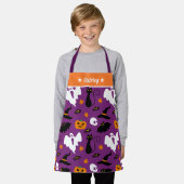 Tablier Eléments D'Halloween Pour Enfants Personnalisés (Porté)