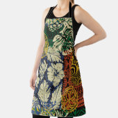 Tablier Éléments tribaux hawaïens et tissu hibiscus (Insitu)