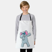 Tablier Elephant à Hip hop Dance Dab (Porté)