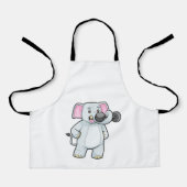 Tablier Elephant à Strenght entraînement avec Dumbbell (Recto)