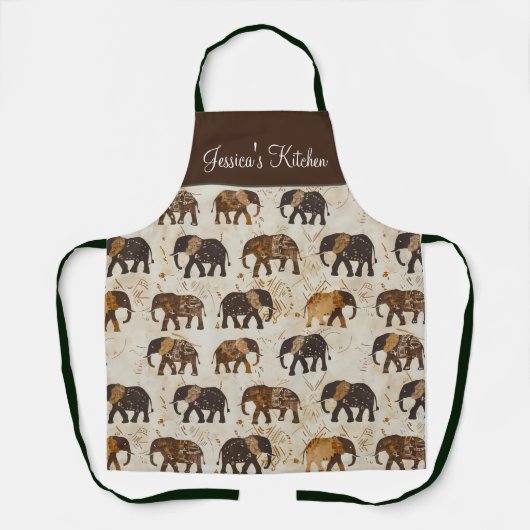 Tablier Eléphant Apron (Recto)