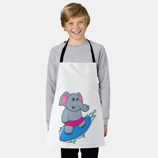 Tablier Elephant as surfer avec surf (Porté)