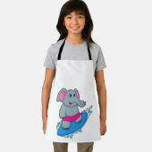 Tablier Elephant as surfer avec surf (Insitu)