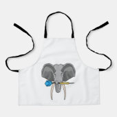 Tablier Elephant at Darts with Dart (Recto)
