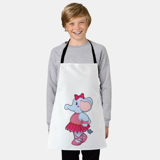 Tablier Eléphant au Ballet avec jupe (Porté)