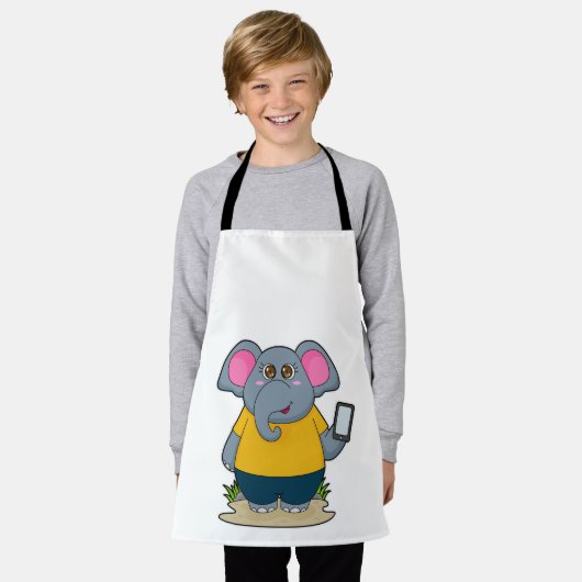 Tablier Eléphant avec mobile (Porté)