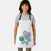 Tablier Éléphant de bowling (Insitu)