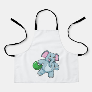 Tablier Éléphant de bowling