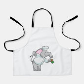 Tablier Elephant en chef avec shaker de sel (Recto)