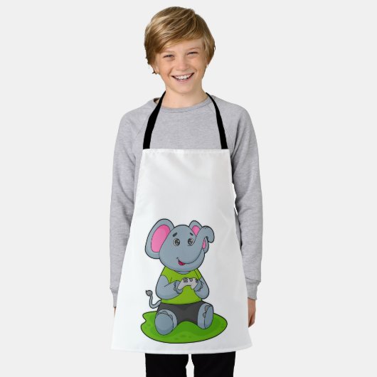 Tablier Eléphant en Gamer (Porté)