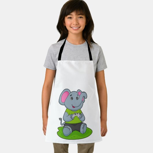 Tablier Eléphant en Gamer (Insitu)