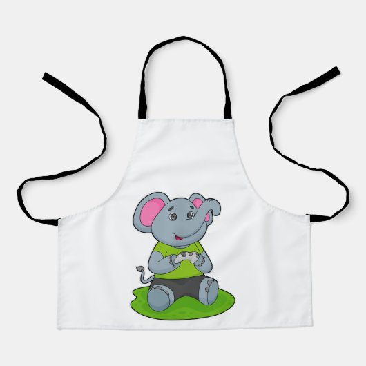 Tablier Eléphant en Gamer (Recto)