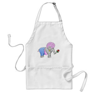 Tablier Éléphant Romantique