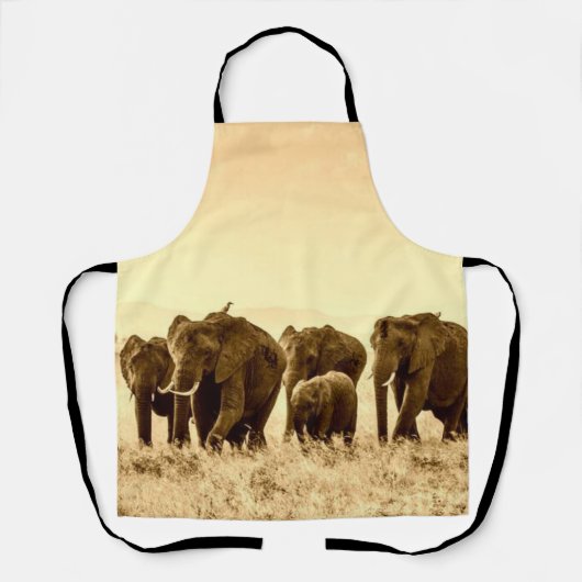 Tablier éléphant vintage (Recto)