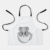 Tablier Elephant with Cup (Recto)