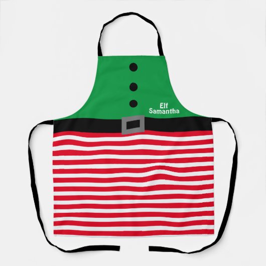 Tablier Elf Apron de Noël (Recto)