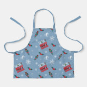 Tablier Elf "Fils d'un Noisette" Motif d'hiver (Recto)