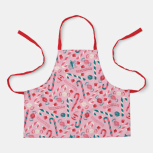 Tablier Elf Holiday Candy Motif