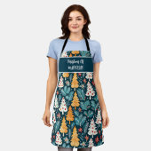 Tablier Elfe de Noël personnalisé (Porté)