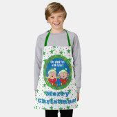 Tablier Elfes de Noël (Porté)