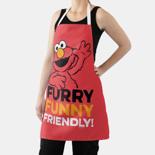 Tablier Elmo | Furry Amical (Insitu)