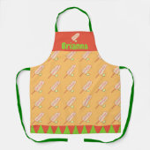 Tablier Elote Mexicaine style rue Corn On the Cob (Recto)