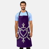 Tablier "Emblem of Love" All-Over Print Apron (Porté)