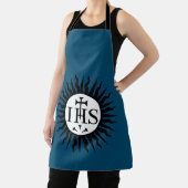 Tablier Emblème de la Compagnie de Jésus Monogramme (Insitu)