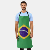 Tablier Emblème du drapeau brésilien (Porté)