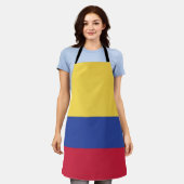 Tablier Emblème du drapeau colombien (Porté)