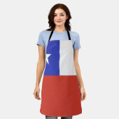 Tablier Emblème du drapeau du Chili (Porté)