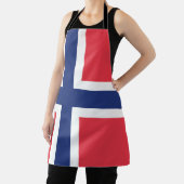 Tablier Emblème du drapeau norvégien (Insitu)