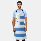 Tablier Emblème du drapeau uruguayen (Porté)