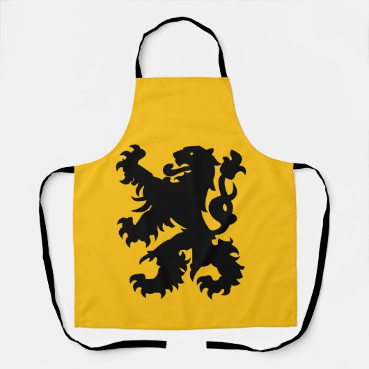 Tablier Emblème du Lion flamand (Recto)